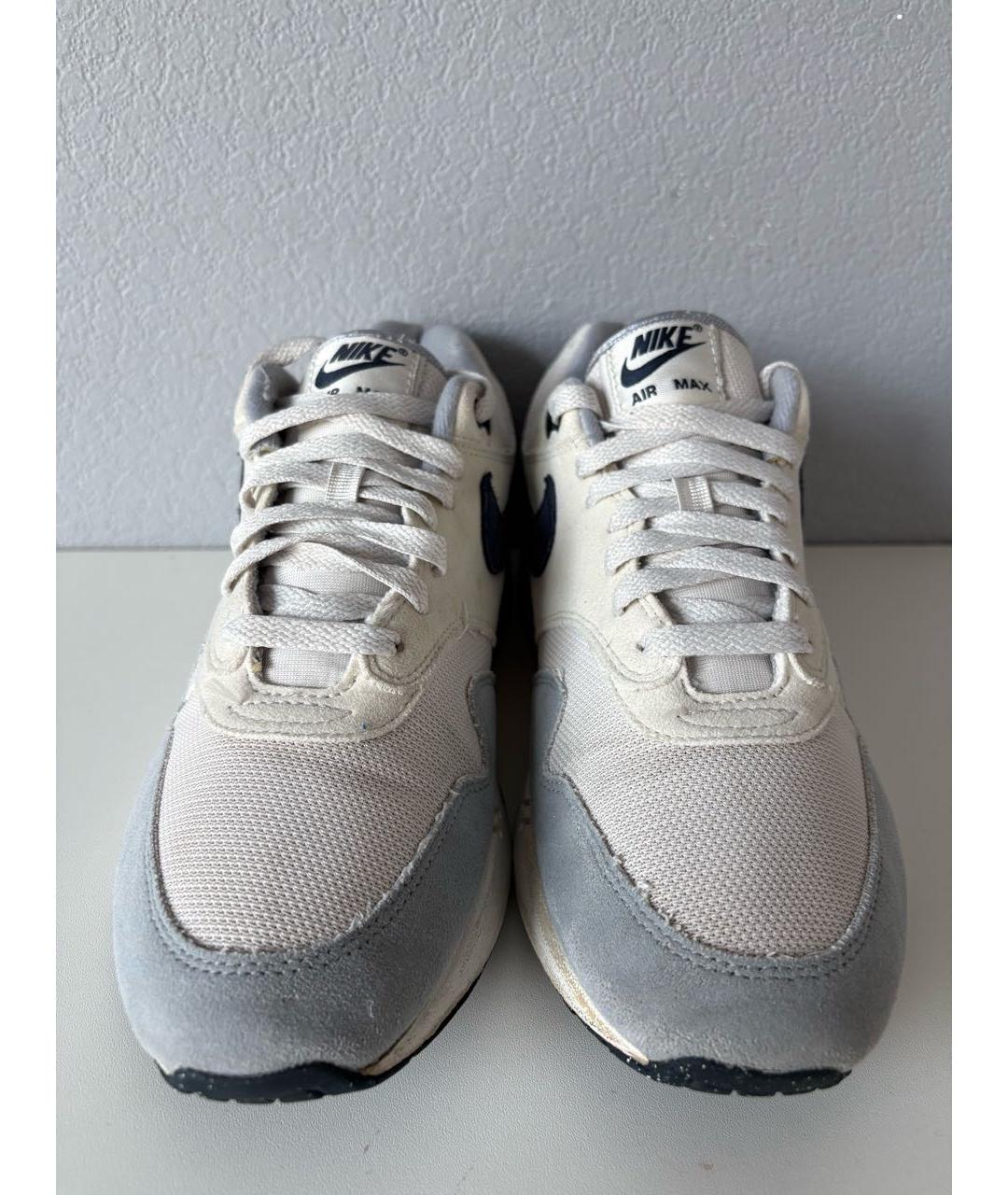 NIKE Серые текстильные низкие кроссовки / кеды, фото 4