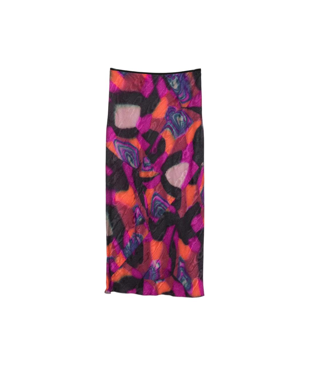 DRIES VAN NOTEN Мульти вискозная юбка миди, фото 1