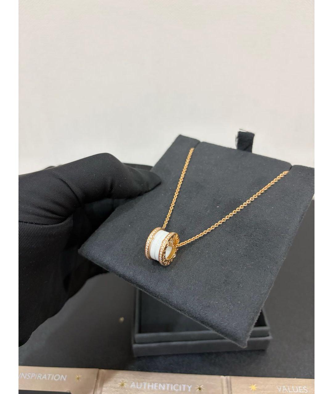BVLGARI Золотое колье из розового золота, фото 3