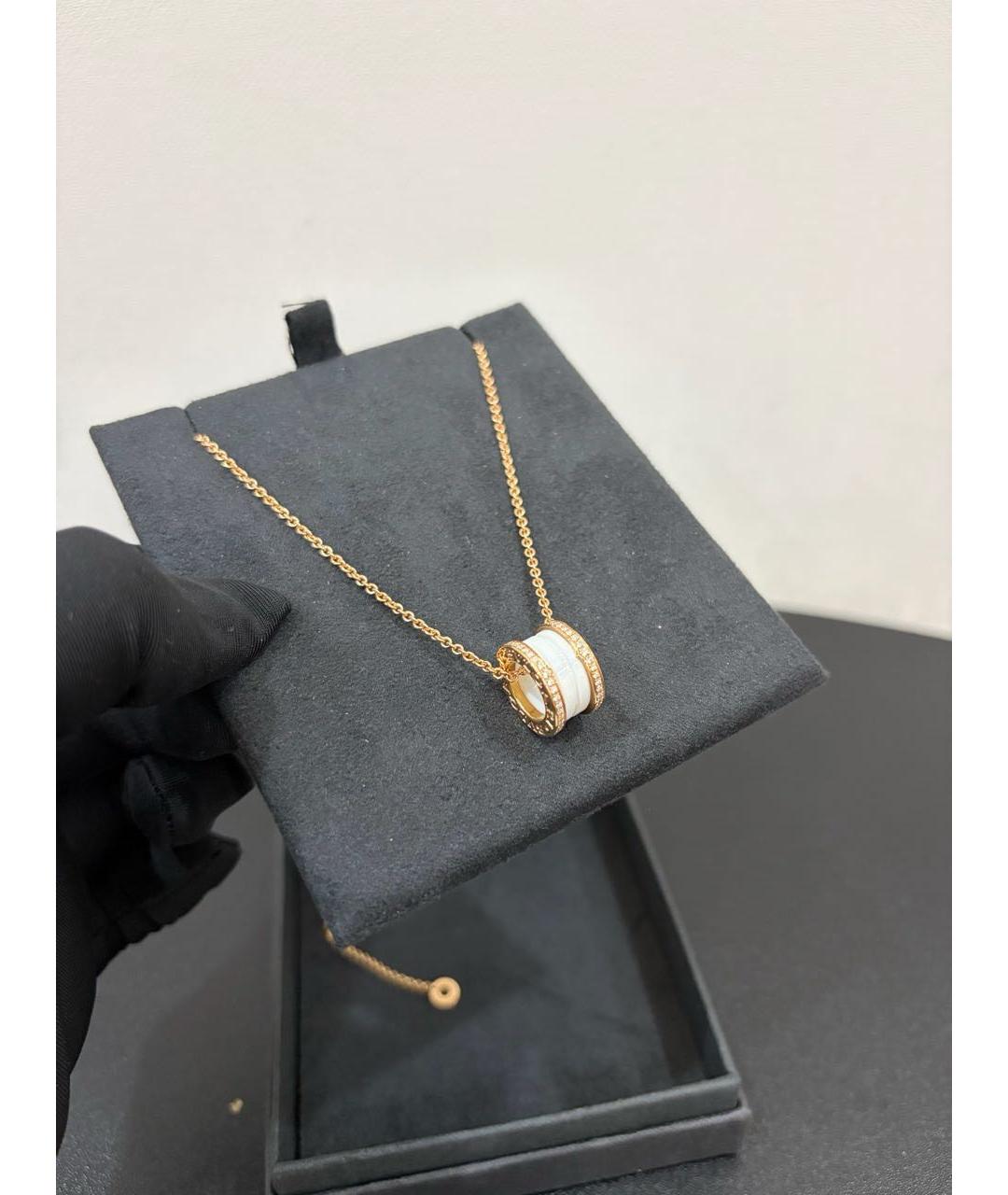 BVLGARI Золотое колье из розового золота, фото 2