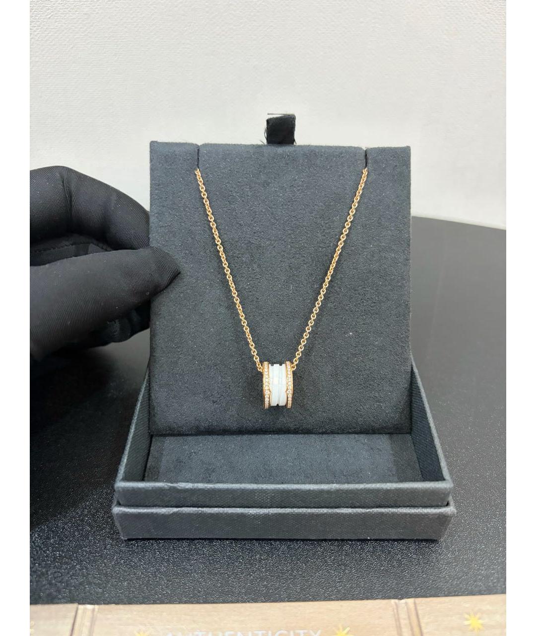 BVLGARI Золотое колье из розового золота, фото 4