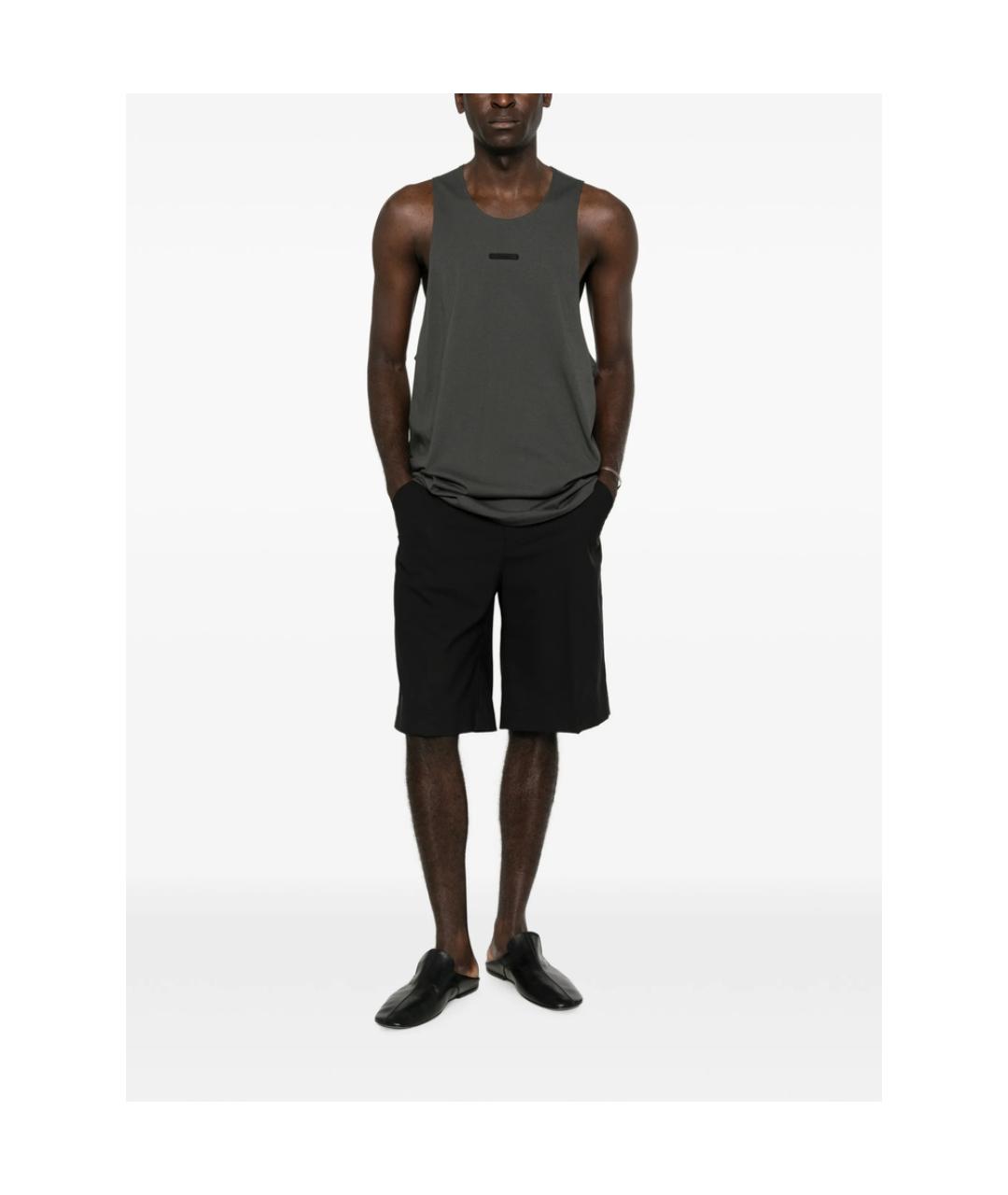 FEAR OF GOD ESSENTIALS Серая хлопковая майка, фото 5