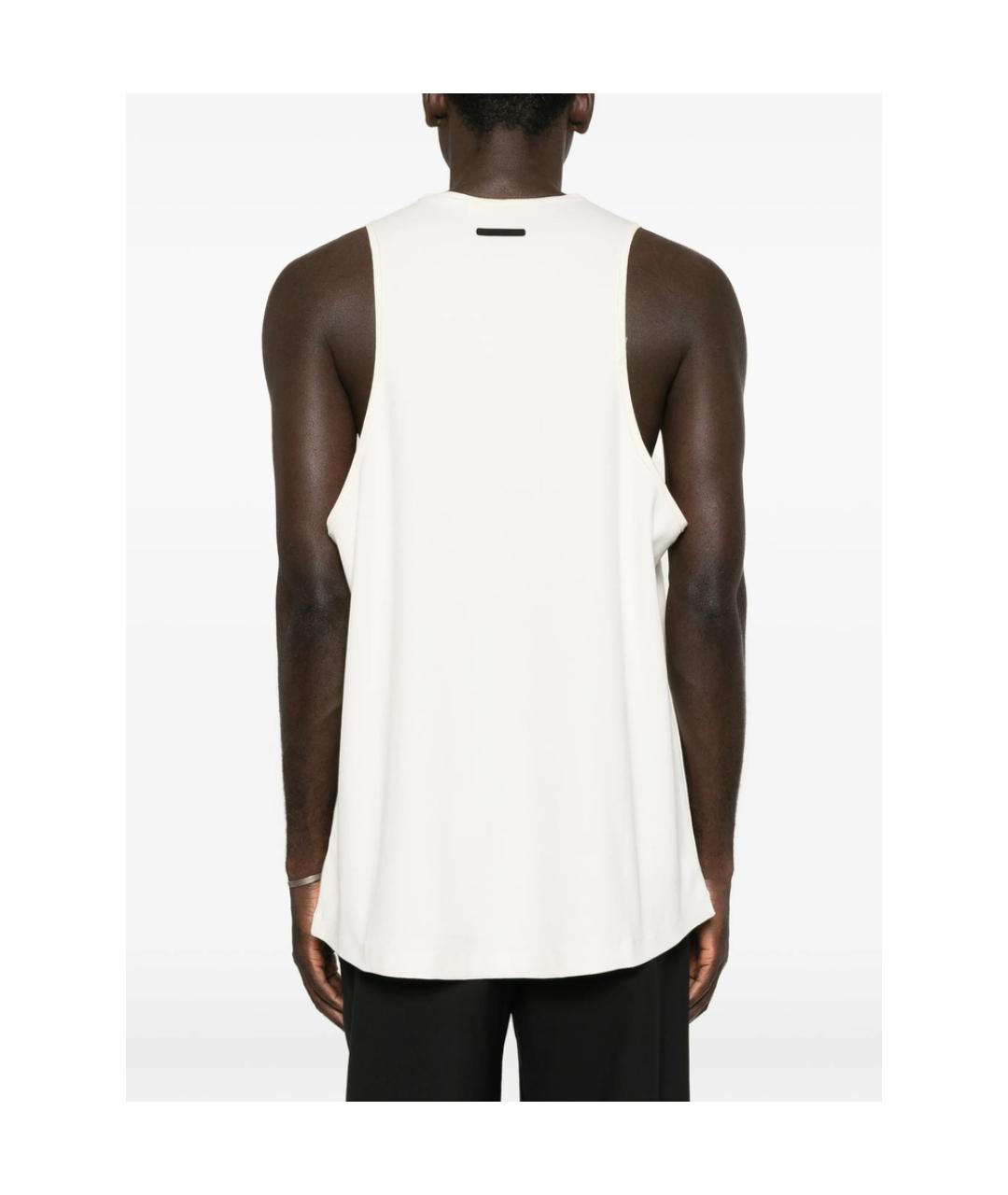 FEAR OF GOD ESSENTIALS Белая хлопковая майка, фото 3