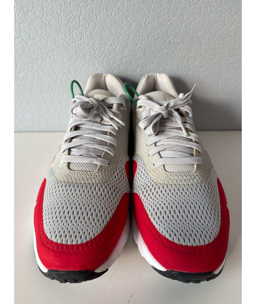 NIKE Серые текстильные низкие кроссовки / кеды, фото 3