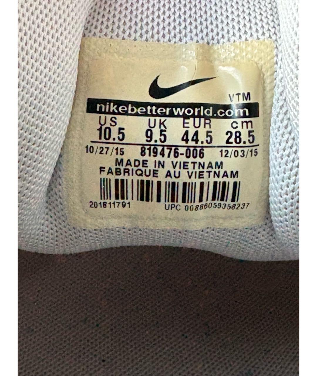 NIKE Серые текстильные низкие кроссовки / кеды, фото 6