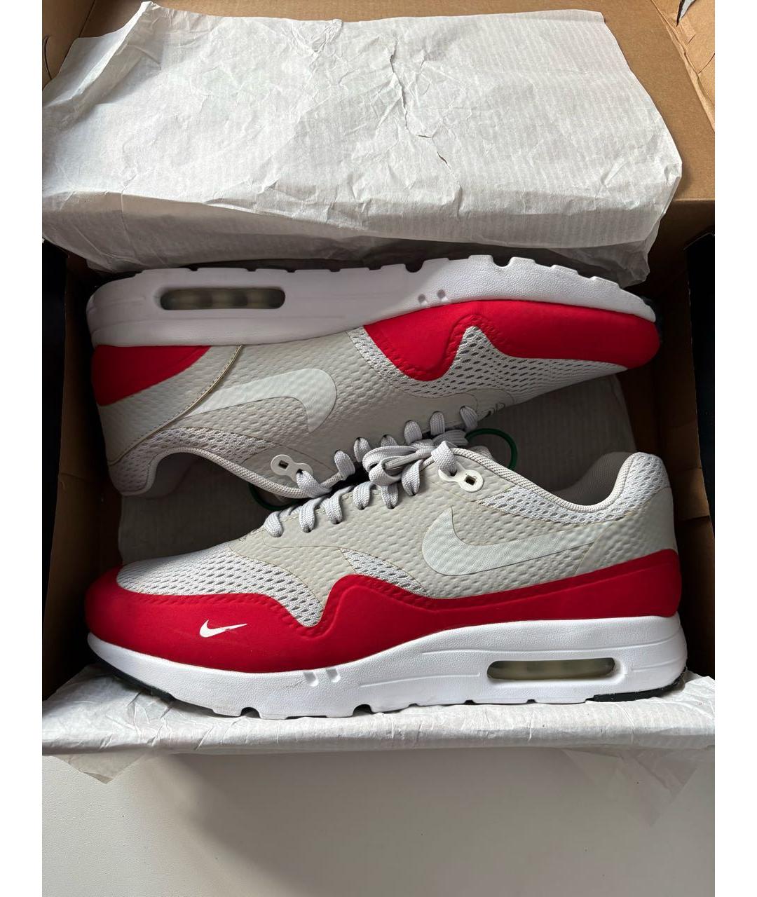 NIKE Серые текстильные низкие кроссовки / кеды, фото 2