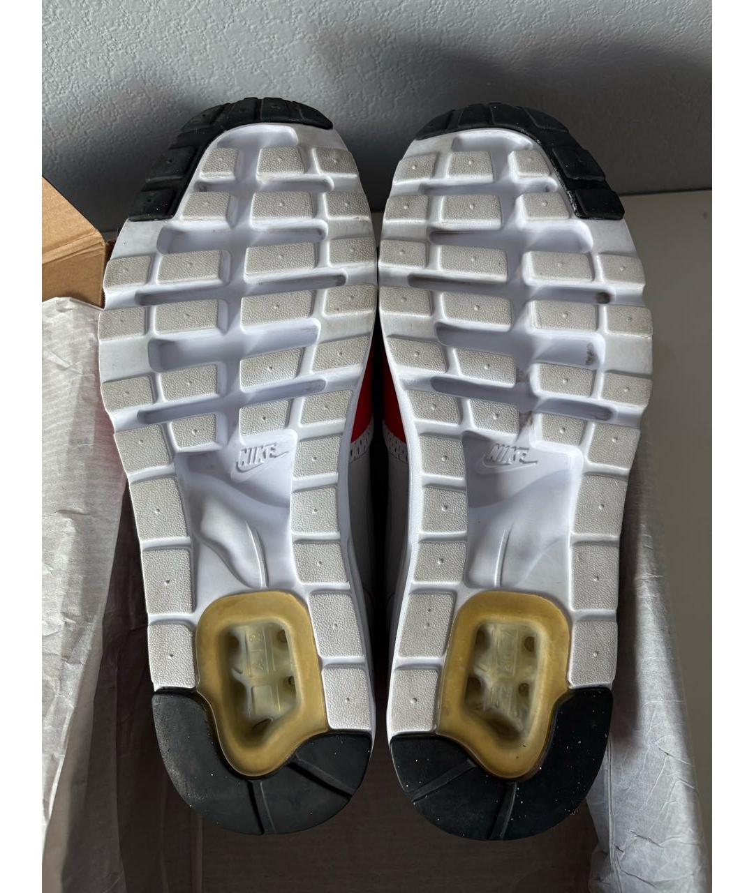 NIKE Серые текстильные низкие кроссовки / кеды, фото 5