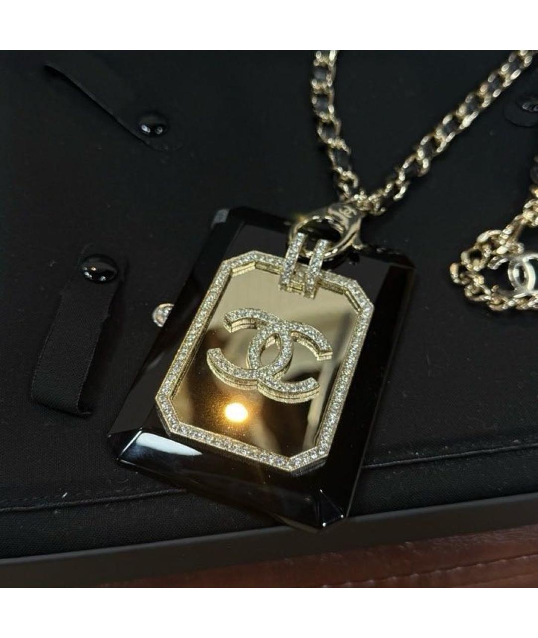 CHANEL Золотая подвеска, фото 7
