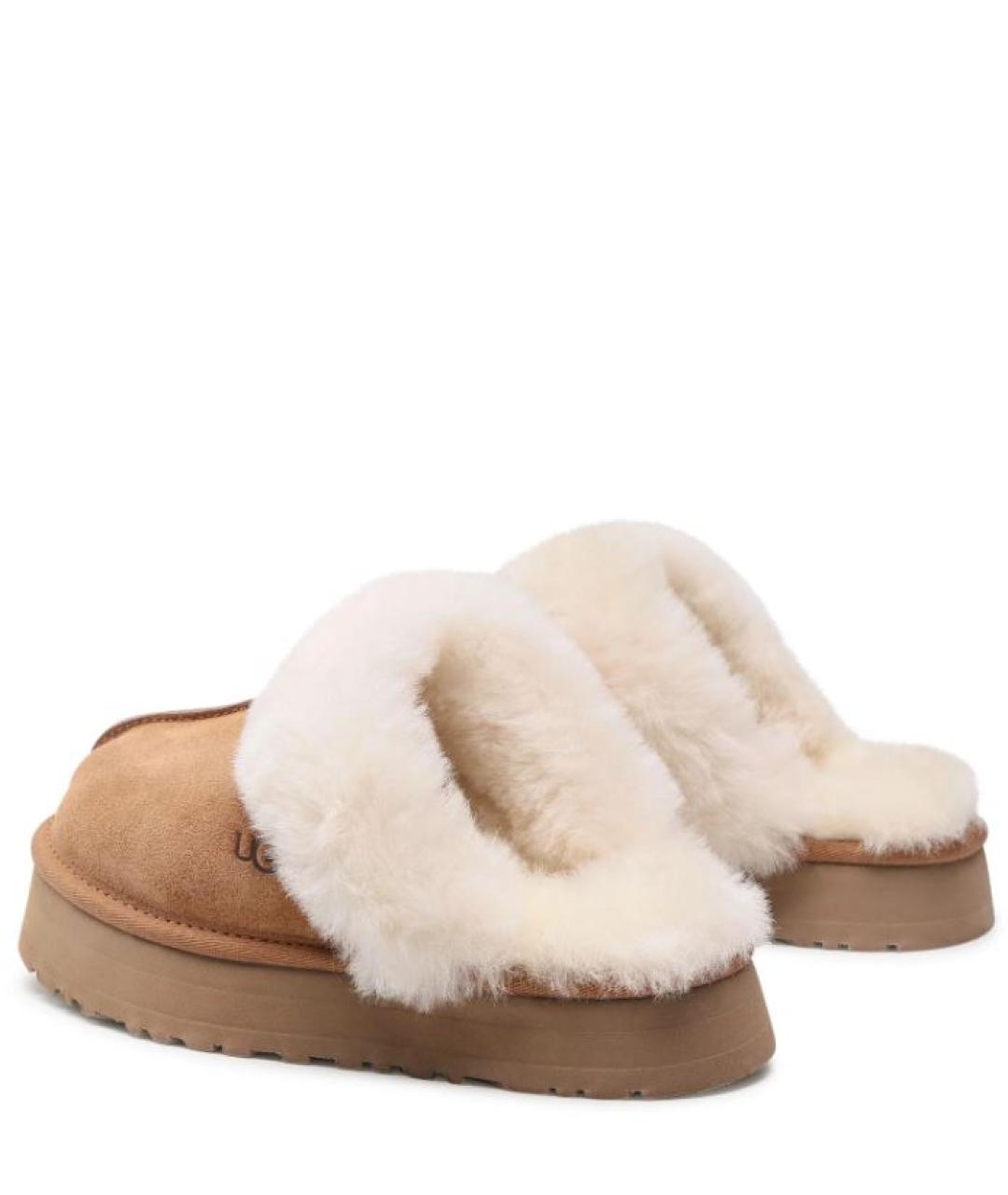 UGG Коричневые замшевые мюли, фото 2