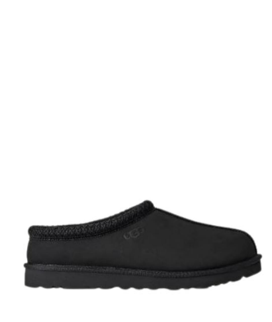 UGG Черные нубуковые низкие ботинки, фото 1