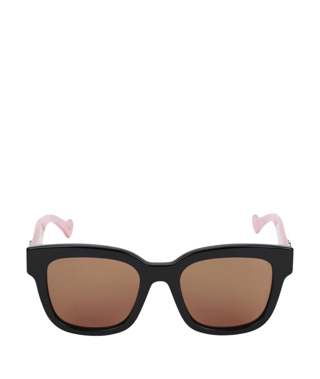 GUCCI Розовые пластиковые солнцезащитные очки, фото 1