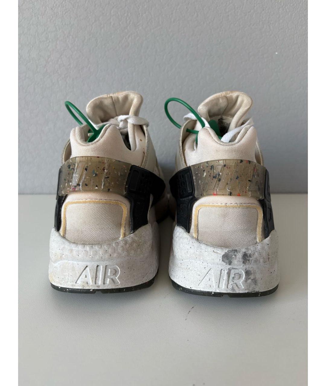 NIKE Бежевые текстильные низкие кроссовки / кеды, фото 5
