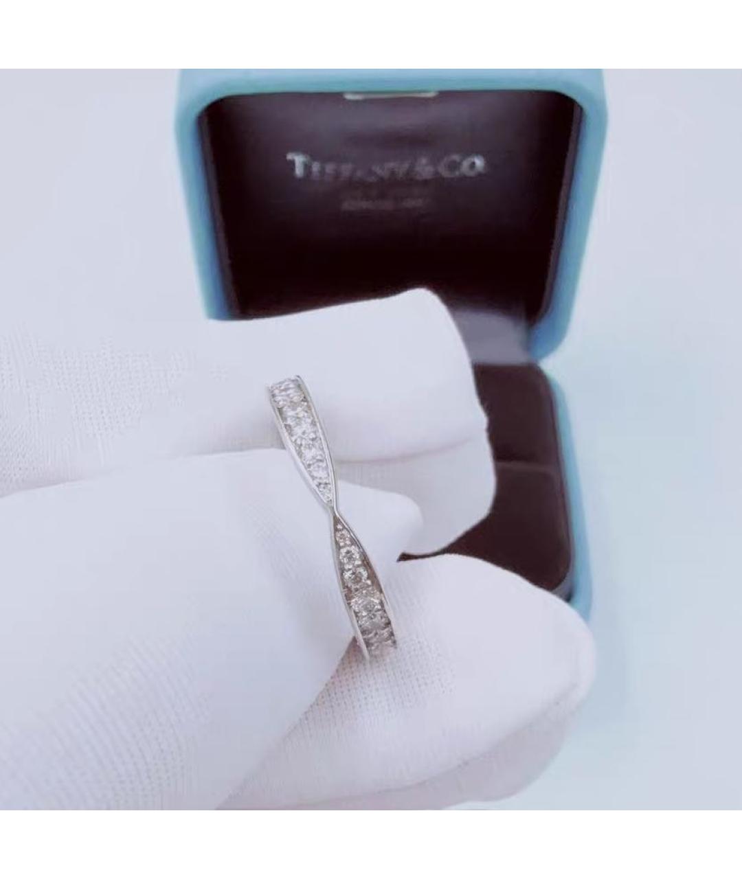 TIFFANY&CO Белое платиновое кольцо, фото 4