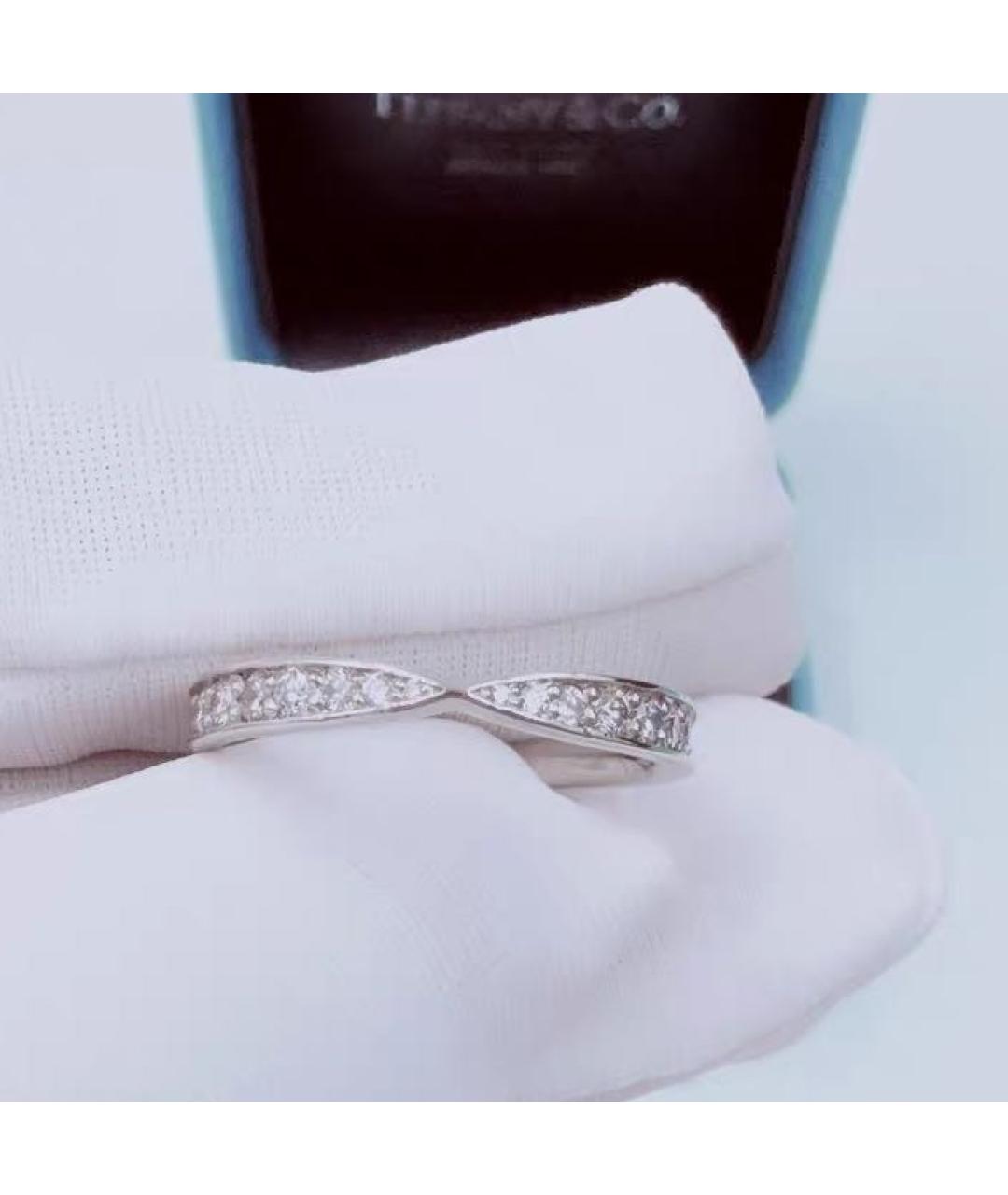 TIFFANY&CO Белое платиновое кольцо, фото 2