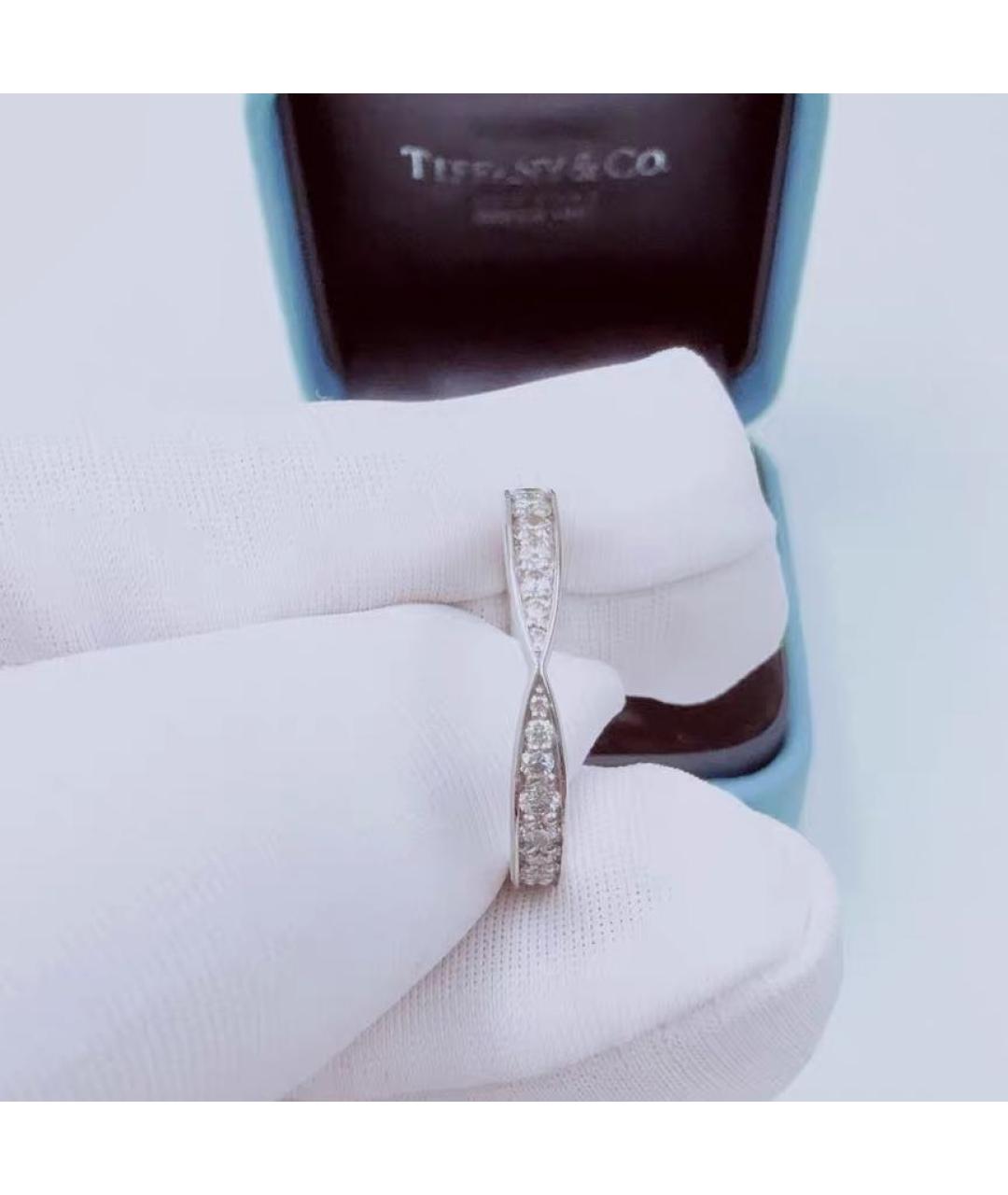 TIFFANY&CO Белое платиновое кольцо, фото 3