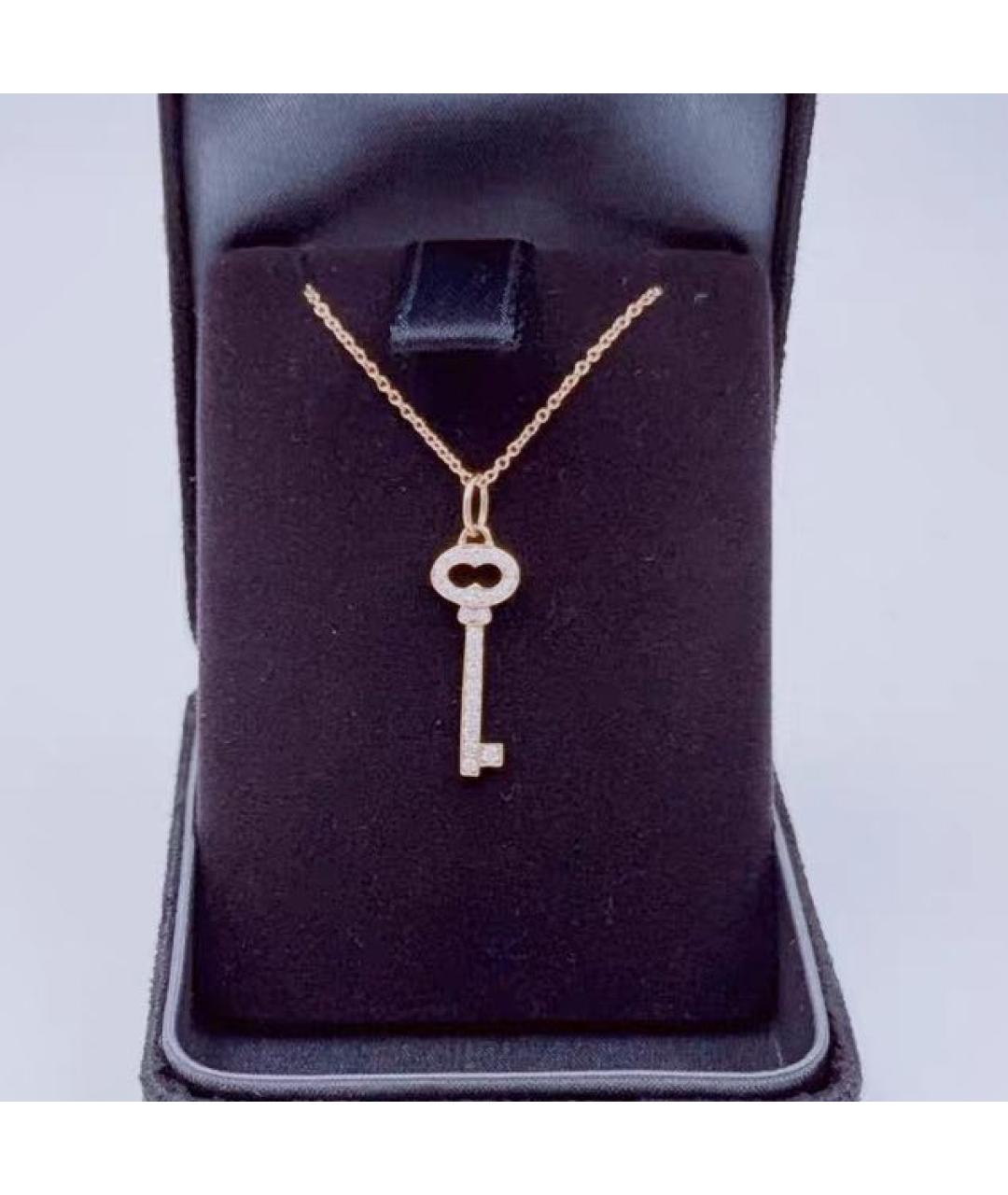 TIFFANY&CO Розовое колье из розового золота, фото 2