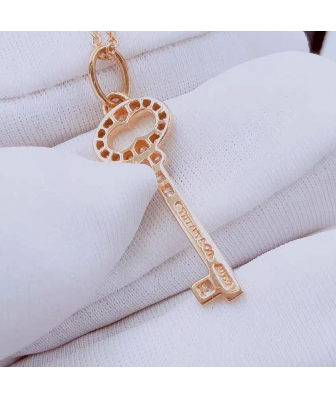 TIFFANY&CO Розовое колье из розового золота, фото 5