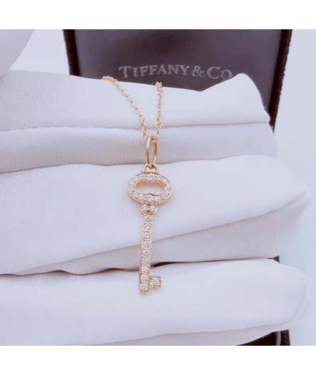 TIFFANY&CO Розовое колье из розового золота, фото 3