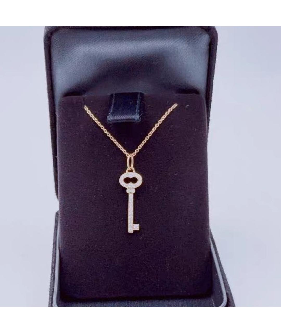 TIFFANY&CO Розовое колье из розового золота, фото 7