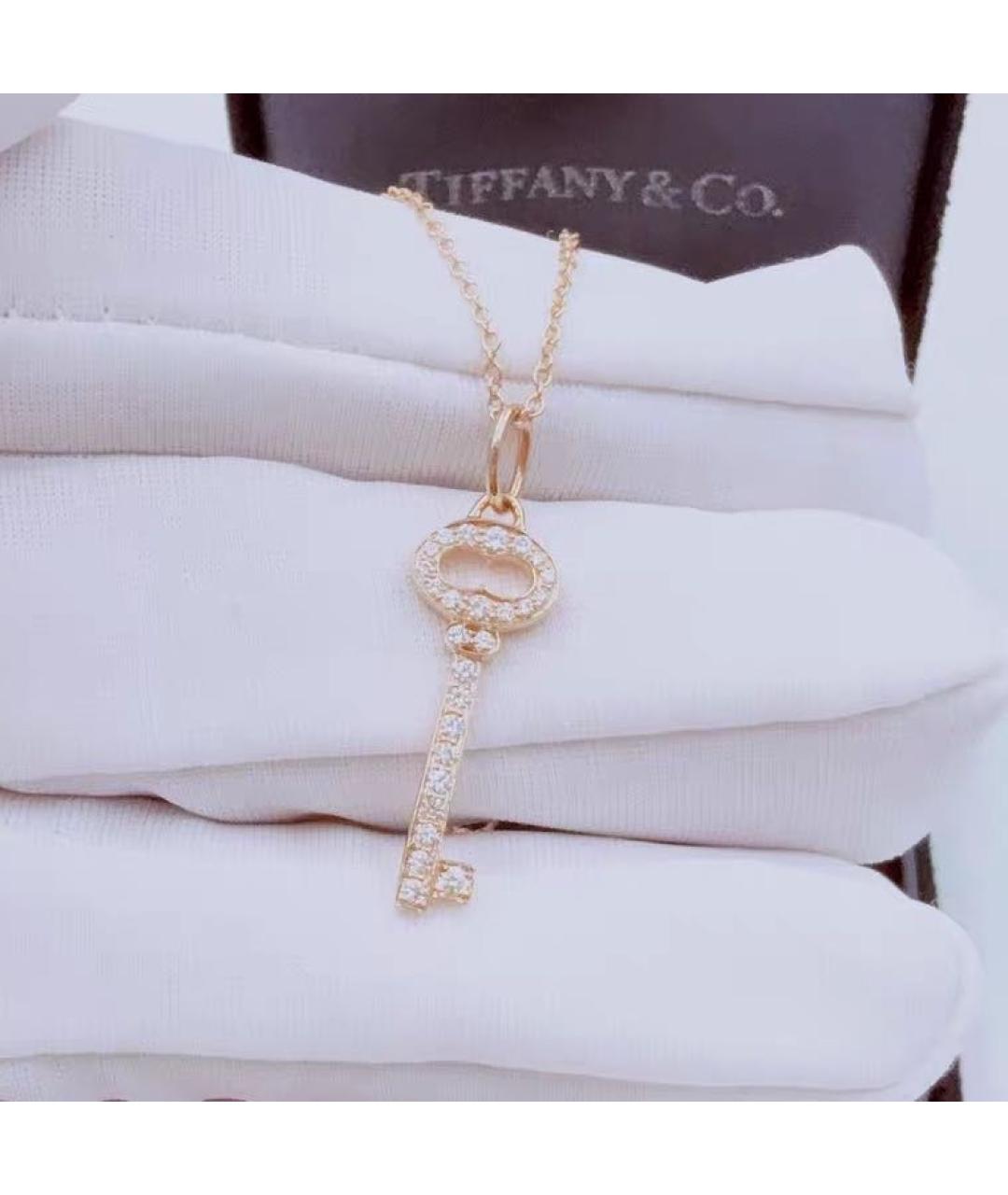 TIFFANY&CO Розовое колье из розового золота, фото 4