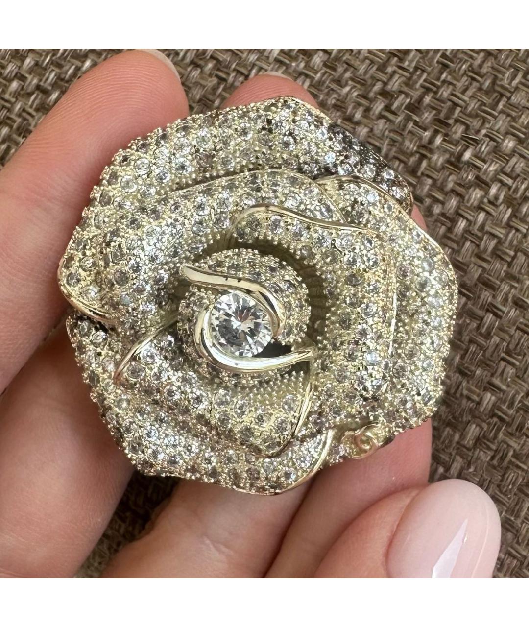 CHANEL Серебряная с серебряным покрытием булавка / брошь, фото 2