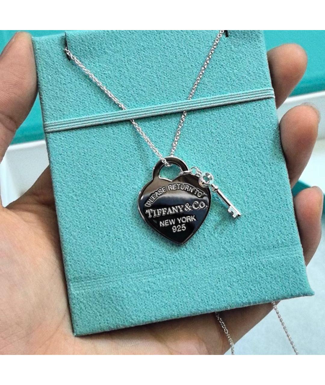 TIFFANY&CO Серебряная серебряная подвеска, фото 5