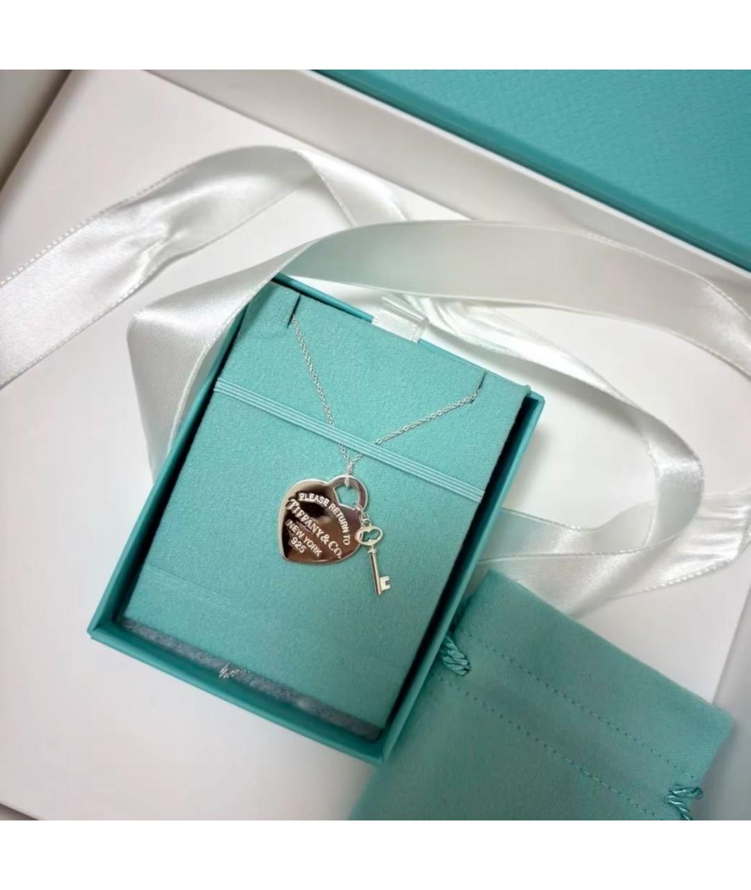 TIFFANY&CO Серебряная серебряная подвеска, фото 4