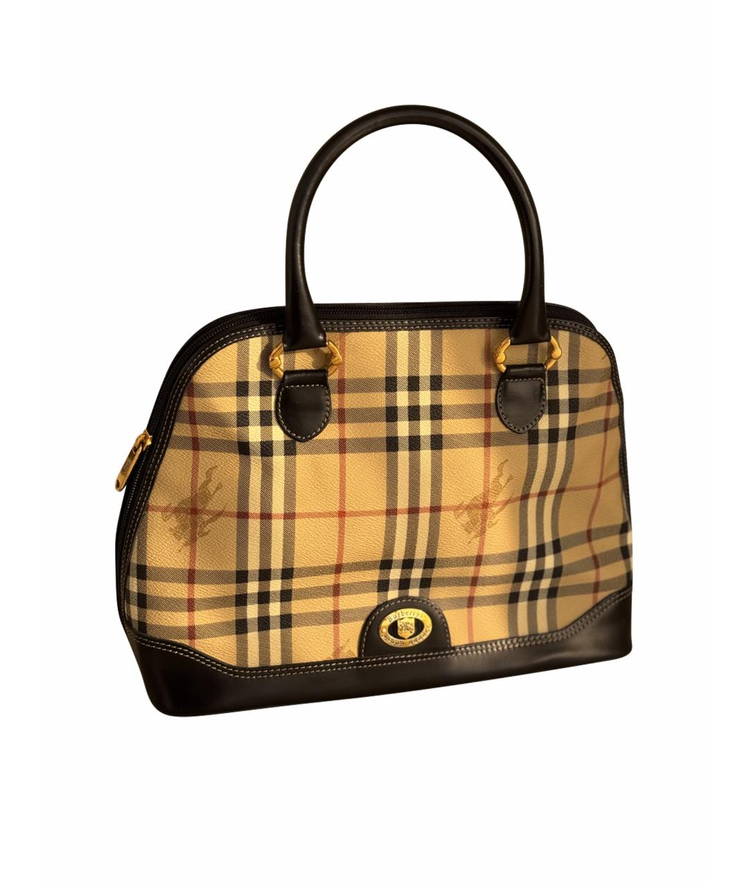 BURBERRY Кожаная сумка через плечо, фото 1