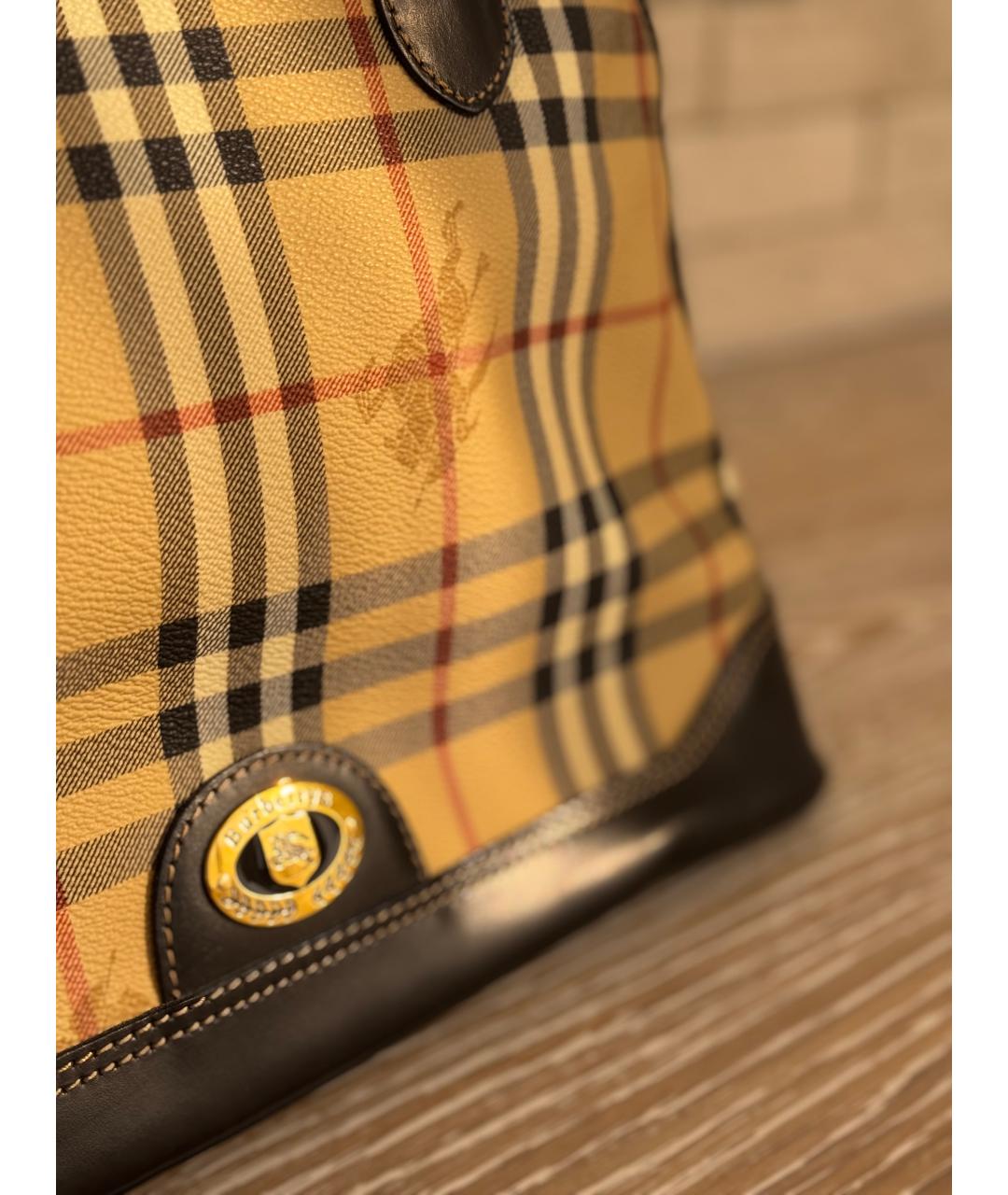 BURBERRY Кожаная сумка через плечо, фото 5