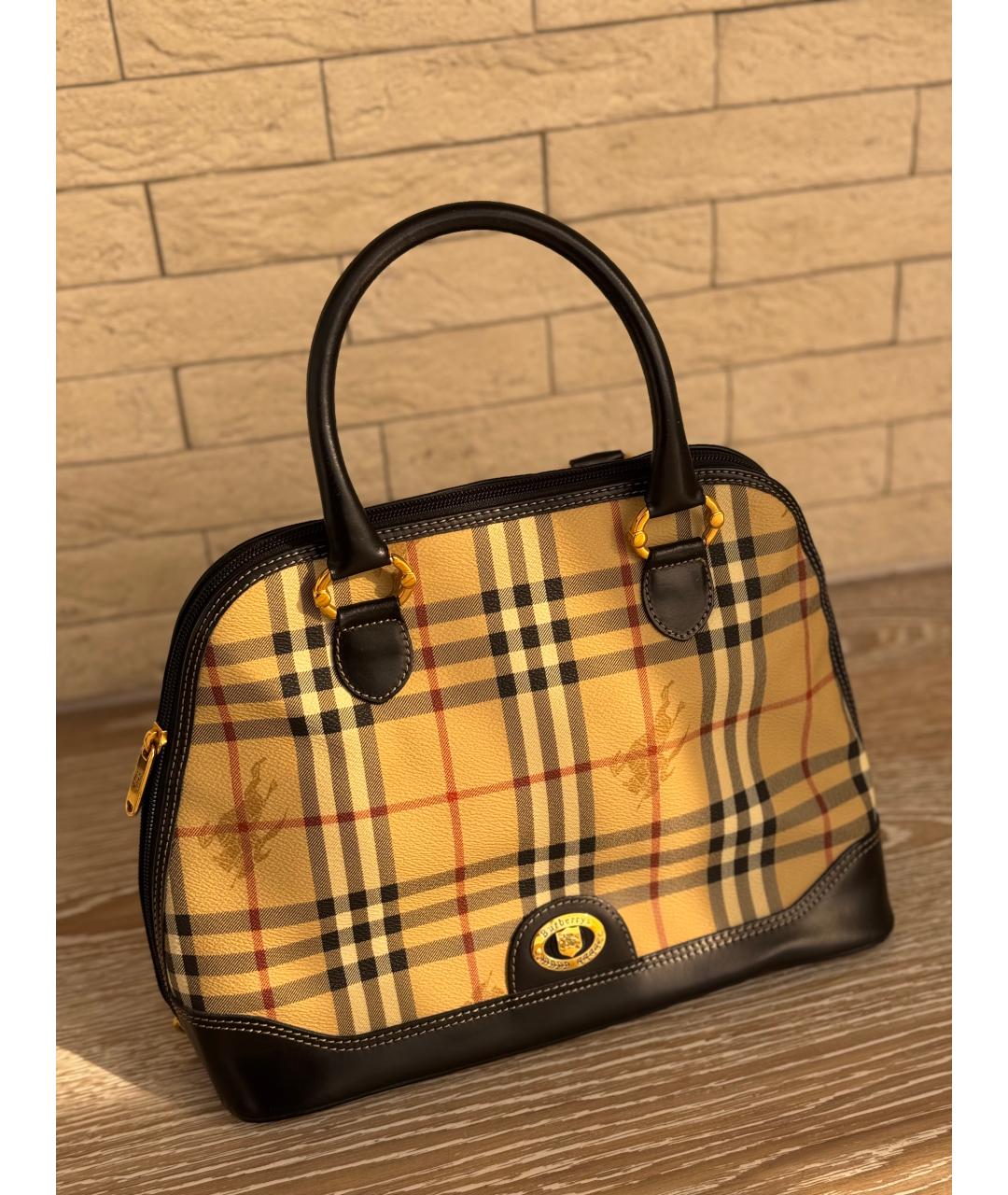 BURBERRY Кожаная сумка через плечо, фото 7