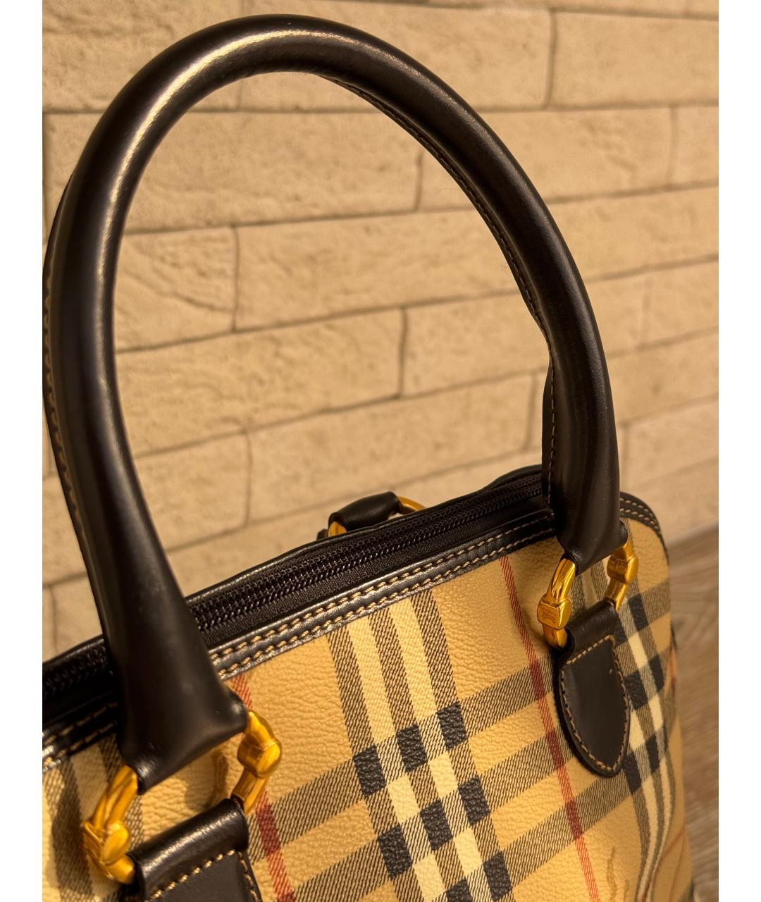 BURBERRY Кожаная сумка через плечо, фото 4