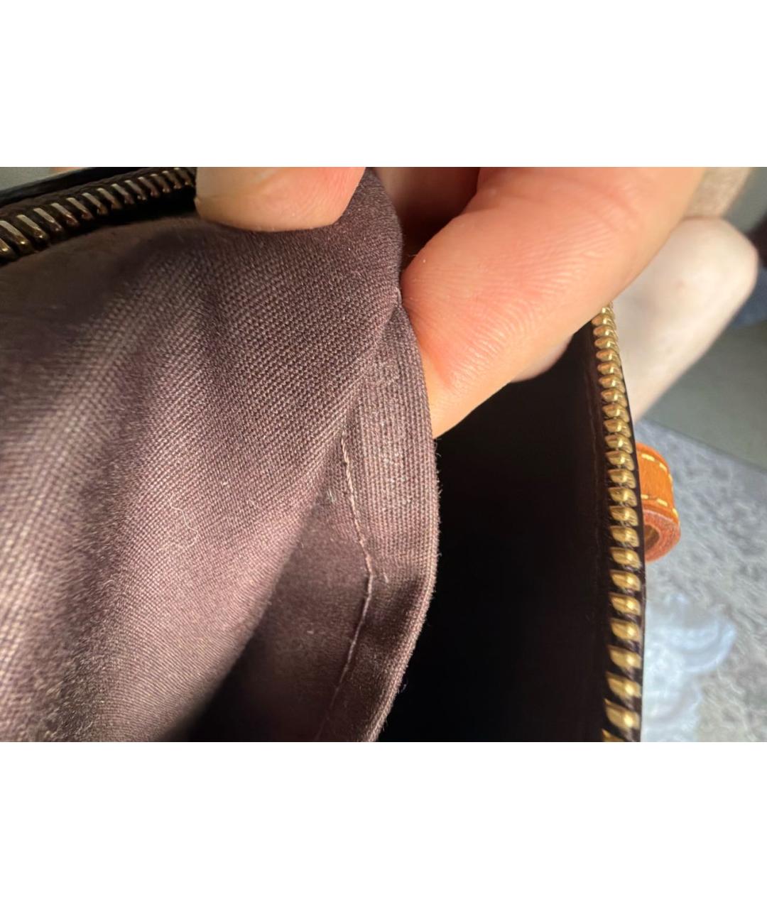 LOUIS VUITTON Фиолетовая сумка с короткими ручками из лакированной кожи, фото 6