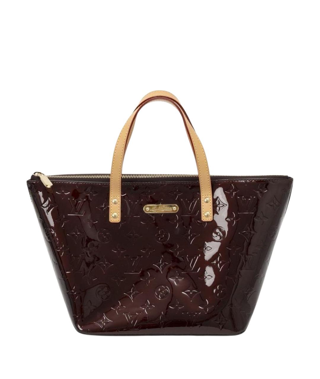 LOUIS VUITTON Фиолетовая сумка с короткими ручками из лакированной кожи, фото 1