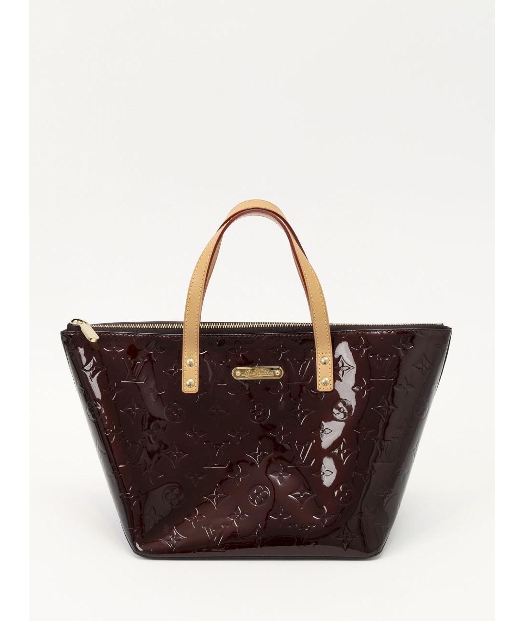 LOUIS VUITTON Фиолетовая сумка с короткими ручками из лакированной кожи, фото 7