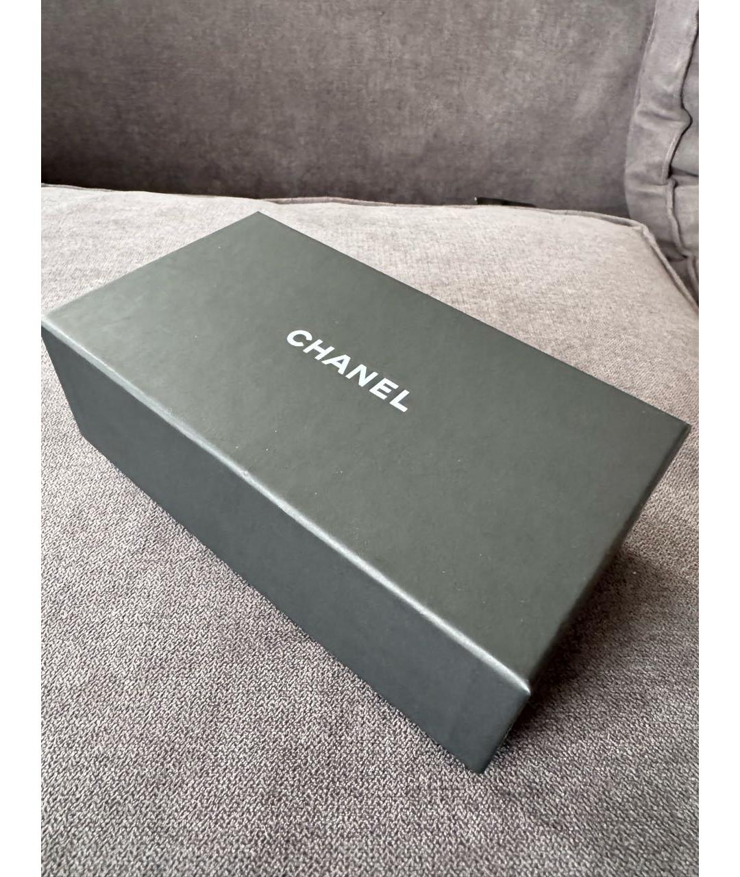 CHANEL Черные пластиковые солнцезащитные очки, фото 4
