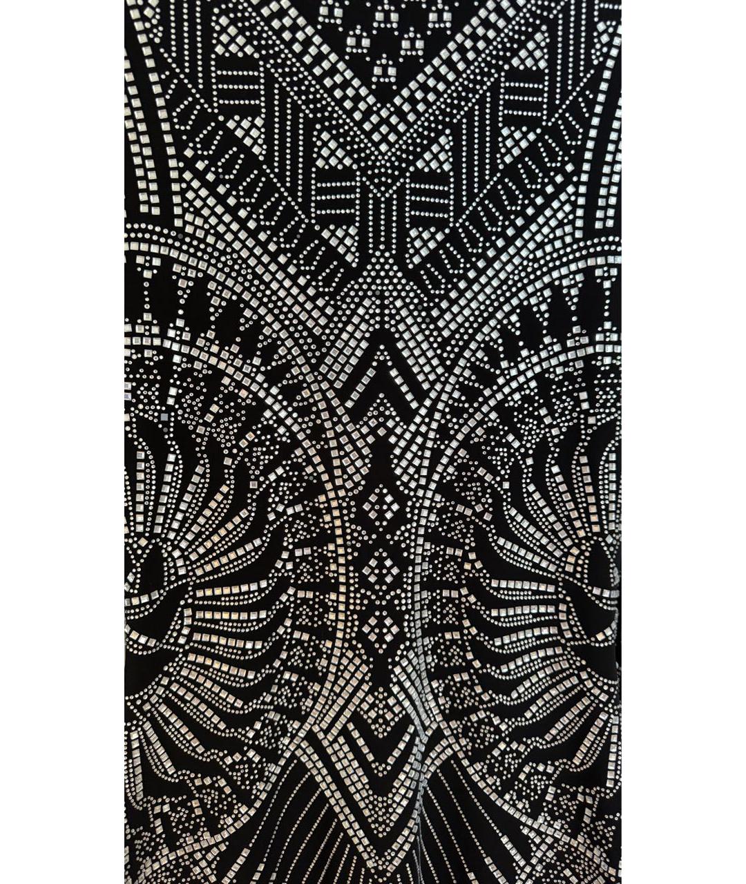 BALMAIN Черное вискозное вечернее платье, фото 3