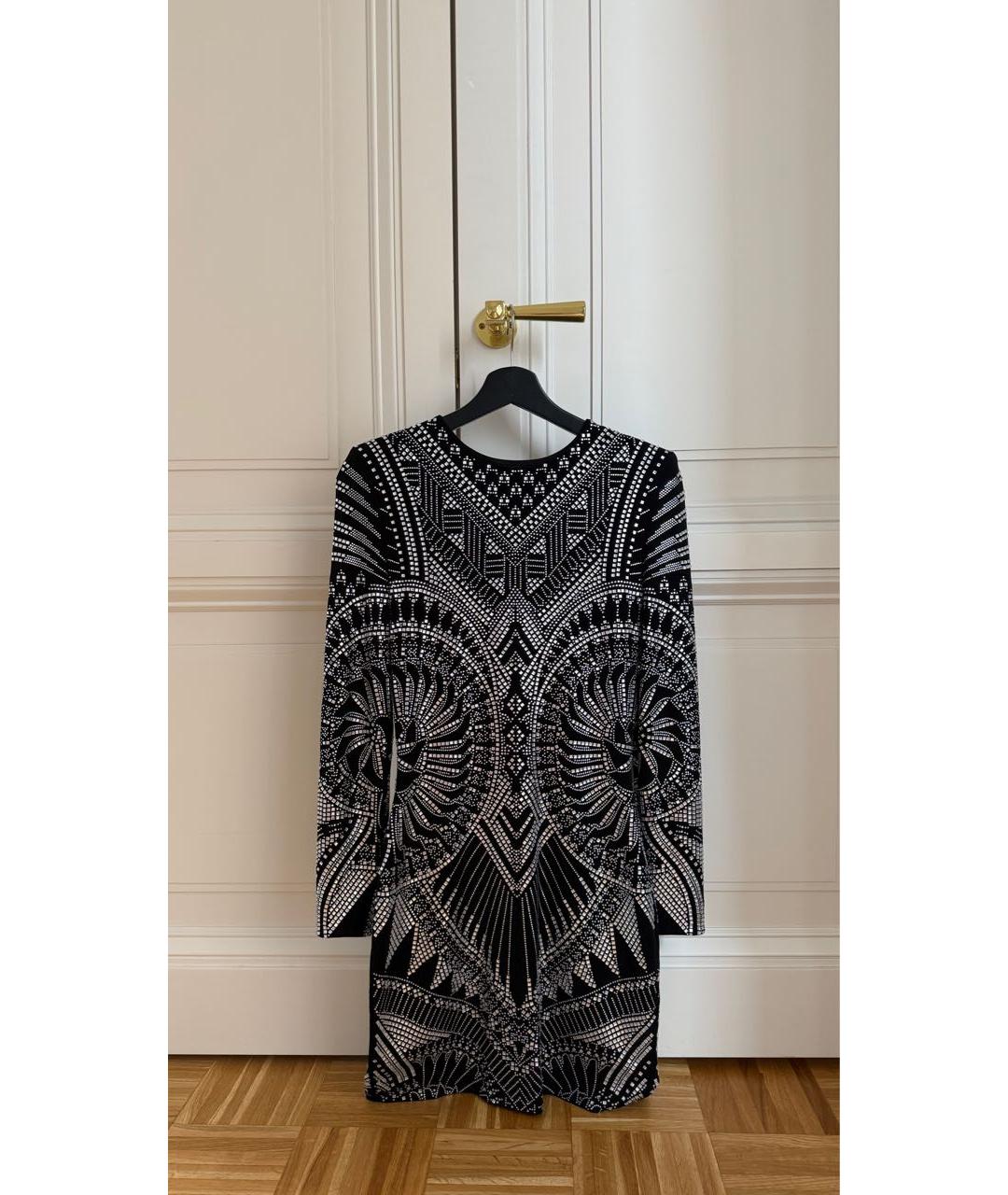 BALMAIN Черное вискозное вечернее платье, фото 5