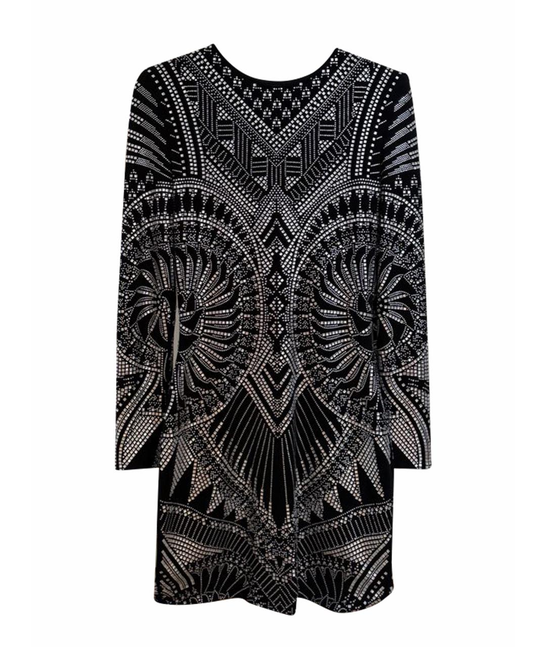 BALMAIN Черное вискозное вечернее платье, фото 1