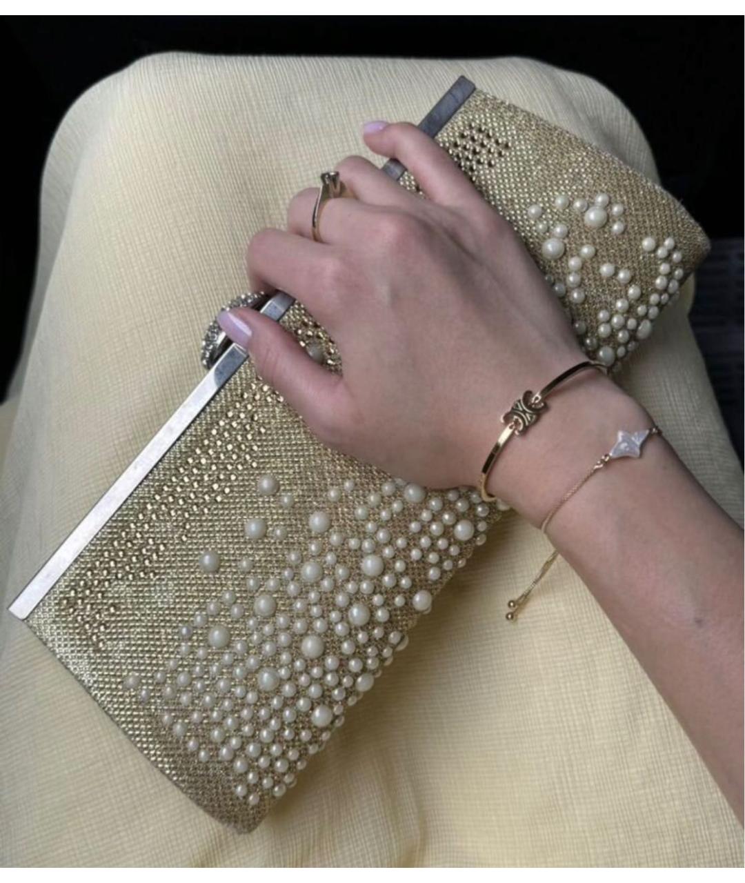 CELINE Золотой латунный браслет, фото 6
