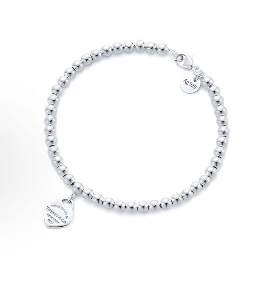 TIFFANY&CO Бирюзовый серебряный браслет, фото 6
