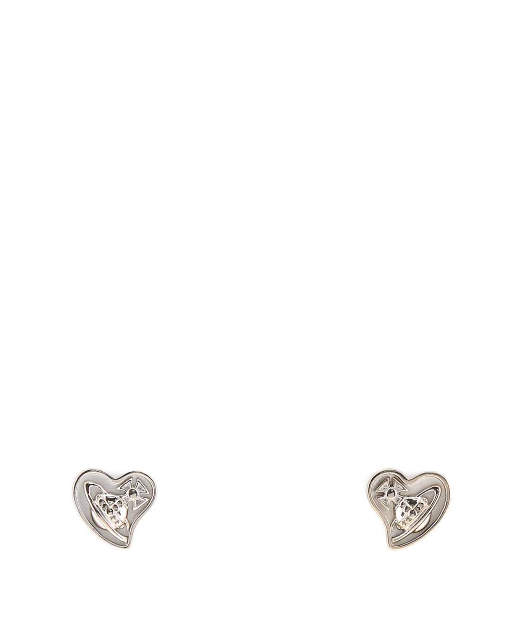 VIVIENNE WESTWOOD Серебряные металлические серьги, фото 1