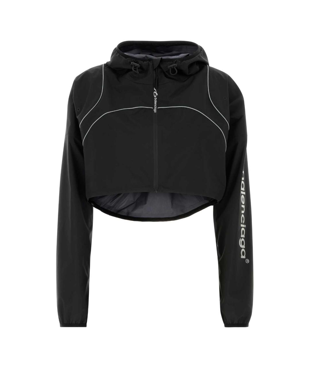 BALENCIAGA Черная полиэстеровая куртка, фото 1