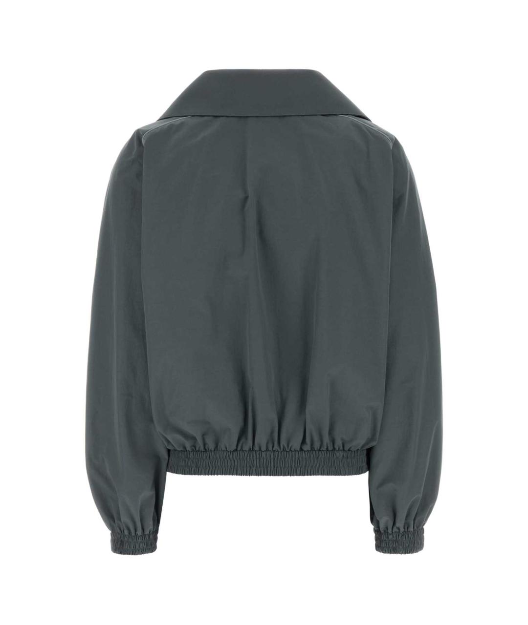 BALENCIAGA Серая хлопковая куртка, фото 2