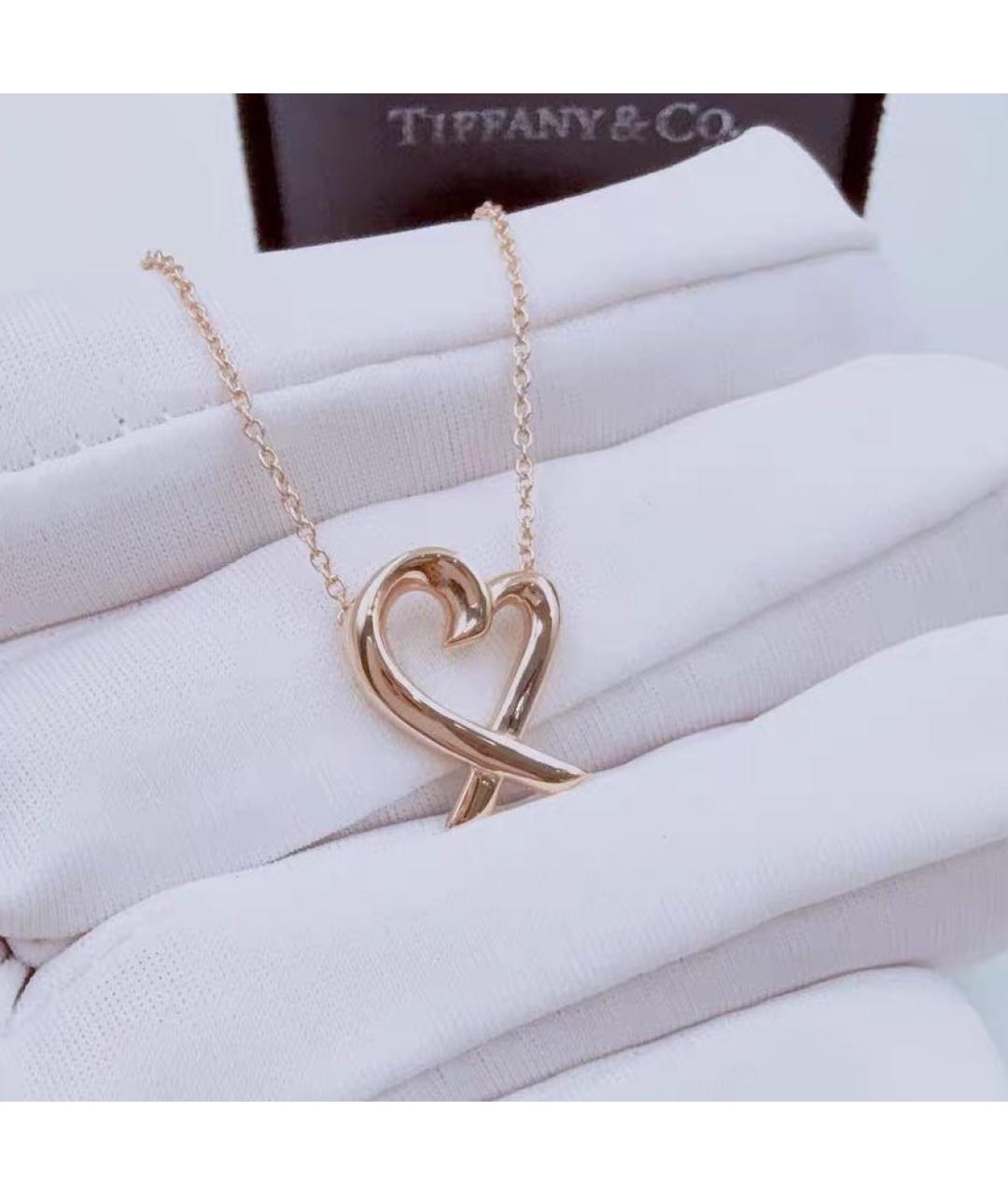 TIFFANY&CO Розовое колье из розового золота, фото 3