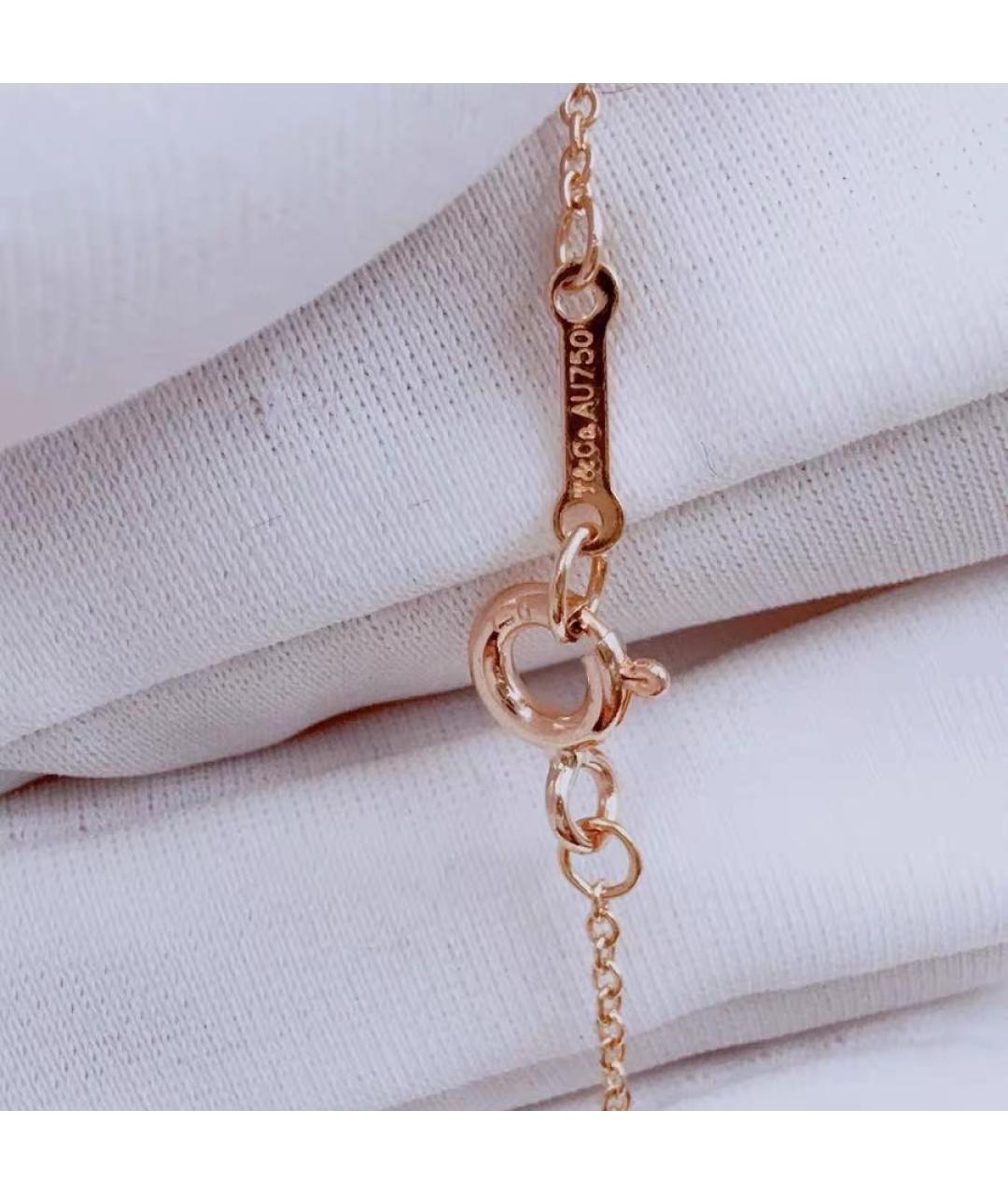 TIFFANY&CO Розовое колье из розового золота, фото 6