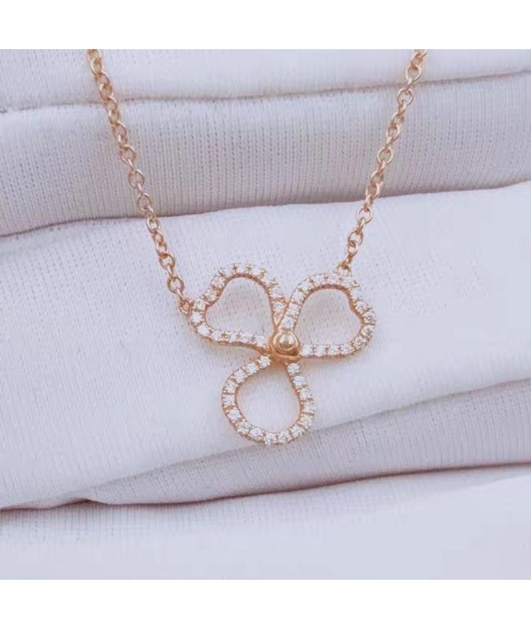 TIFFANY&CO Розовая подвеска из розового золота, фото 4