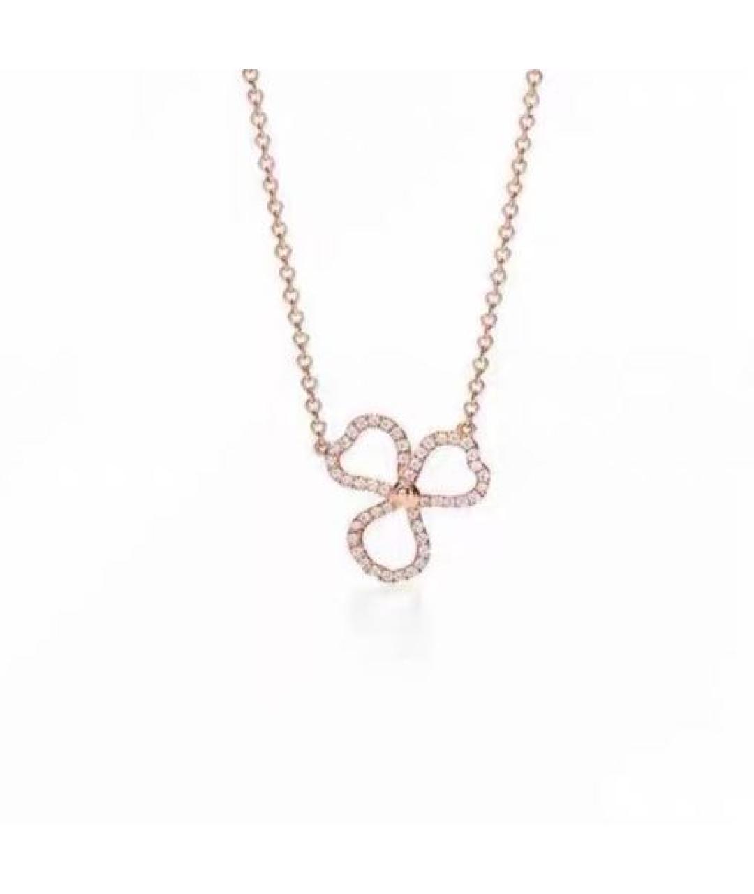 TIFFANY&CO Розовая подвеска из розового золота, фото 7
