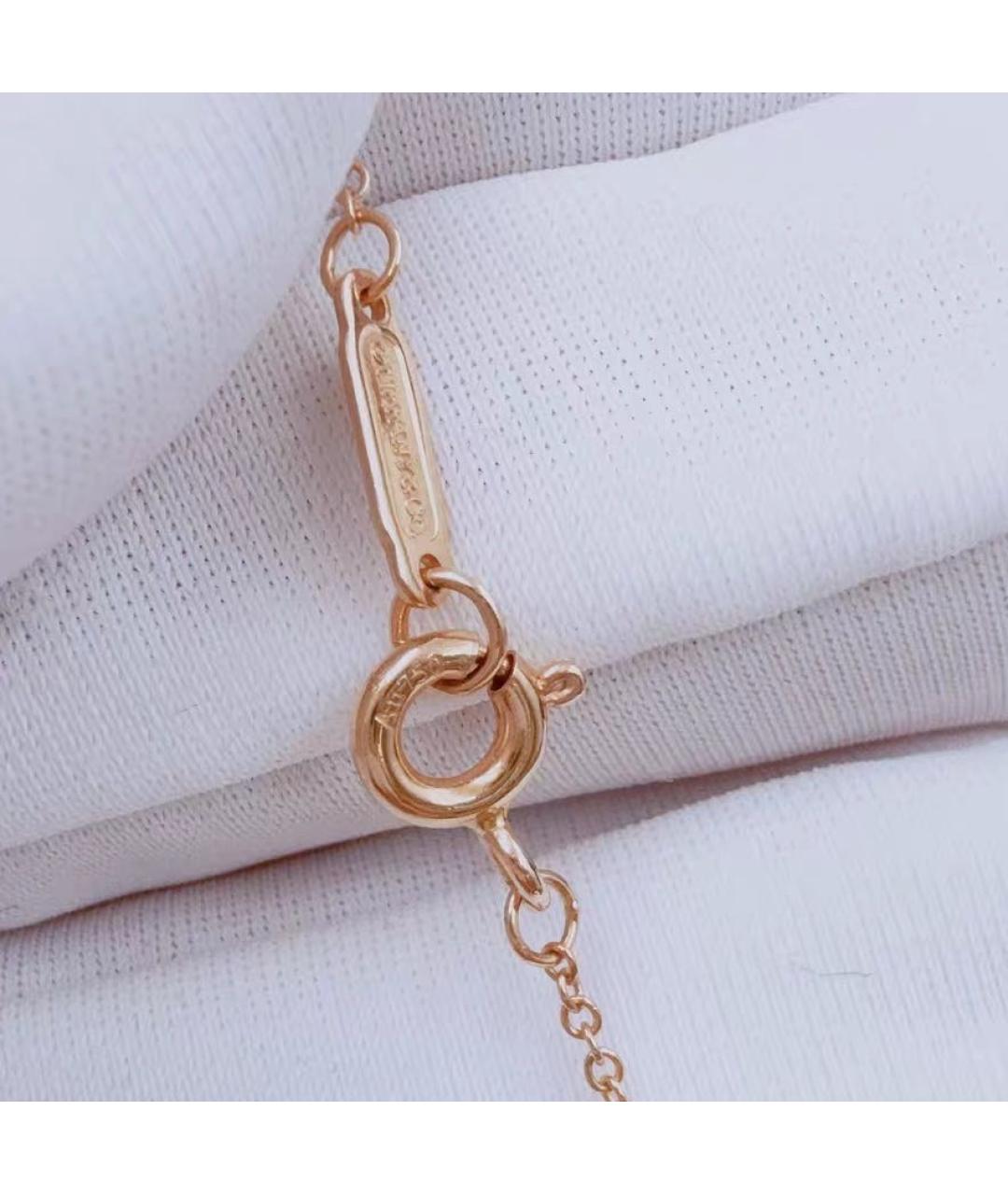TIFFANY&CO Розовая подвеска из розового золота, фото 6