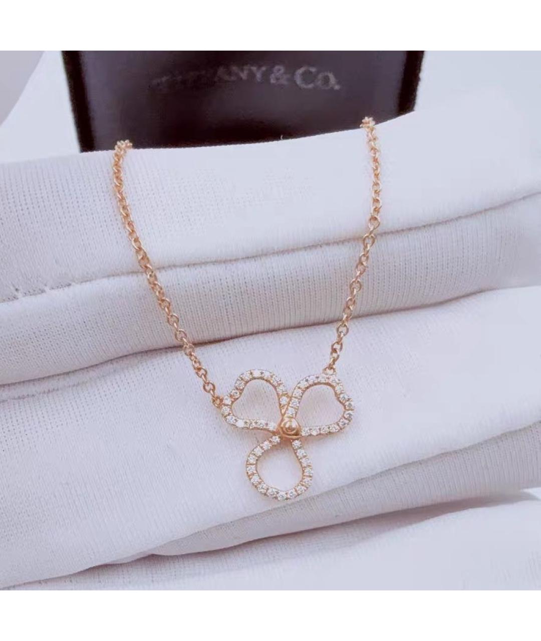 TIFFANY&CO Розовая подвеска из розового золота, фото 5