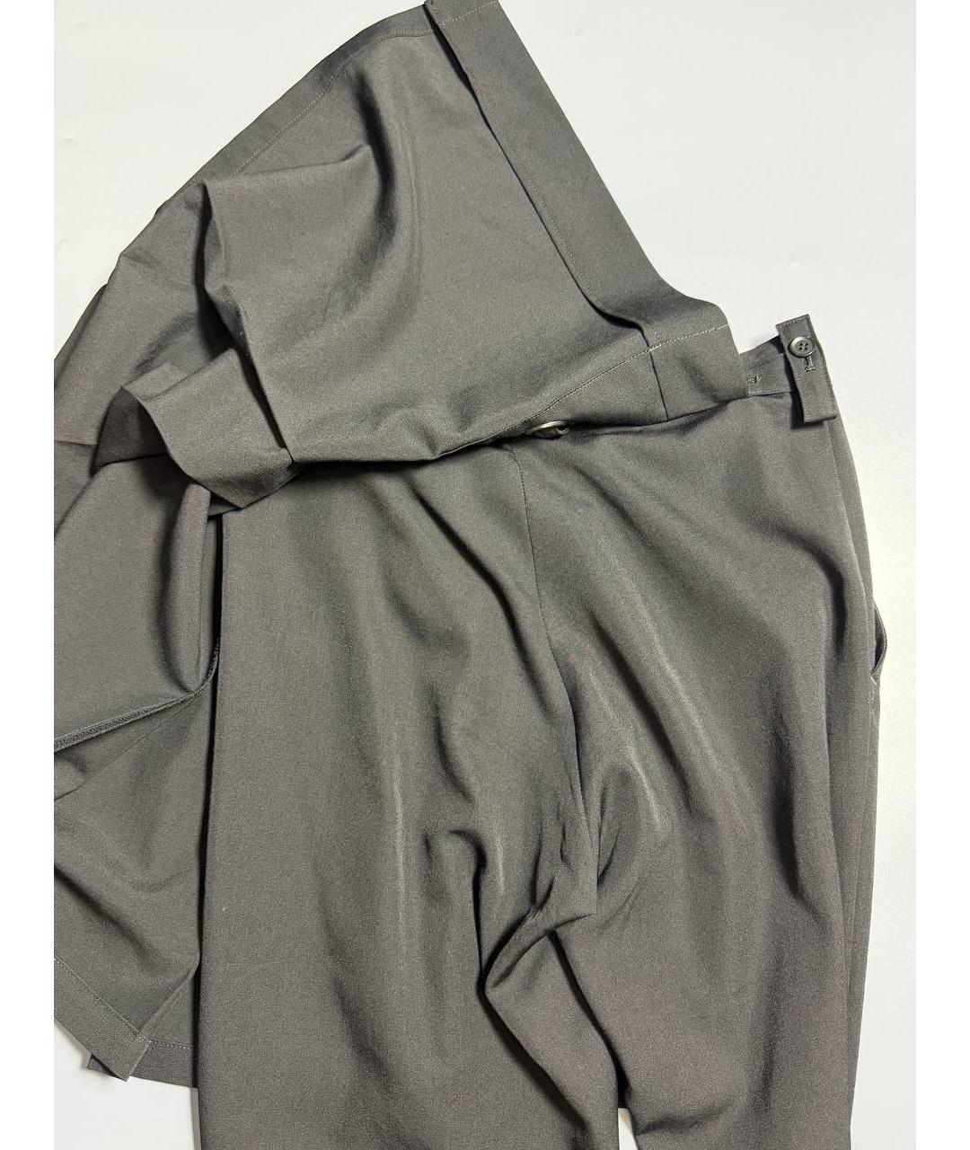 YOHJI YAMAMOTO Черные прямые брюки, фото 7